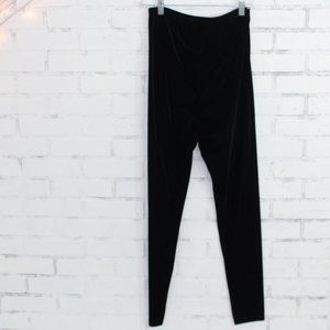 Maternity Black Velour Pants